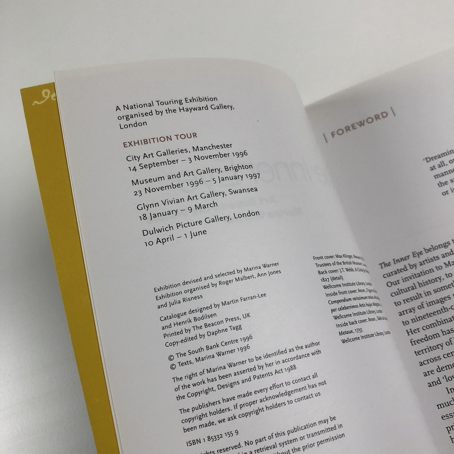 The Inner Eye – Art Beyond the Visible by Marina Werner | Hayward Gallery, 1996