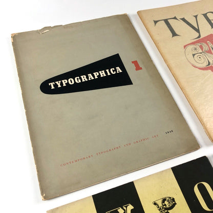 Typographica journal old series 1-16 edited by Herbert Spencer. Lund Humphries