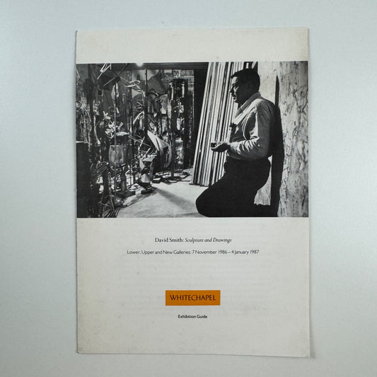 Exhibition guide for David Smith: Sculpture and Drawings | Whitechapel, 1986/7