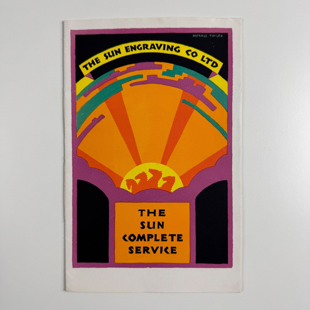 Booklet The Sun Engraving Co Ltd illustrated by Horace Taylor c.1927