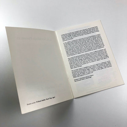 Ten Scottish Painters. The Upstairs Gallery | Royal Academy of Arts catalogue booklet, 1986