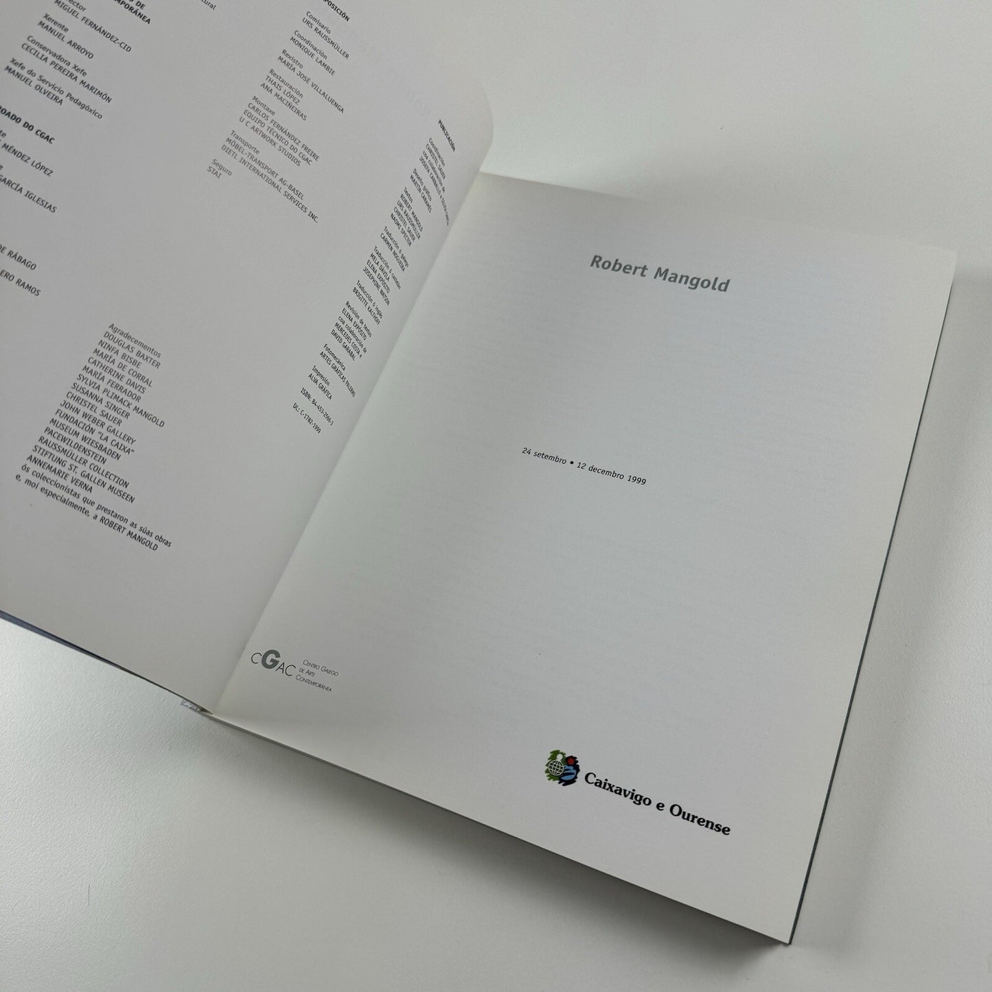 Robert Mangold | Centro Galego de Arte Contemporánea / Guggenheim Museum, 1999