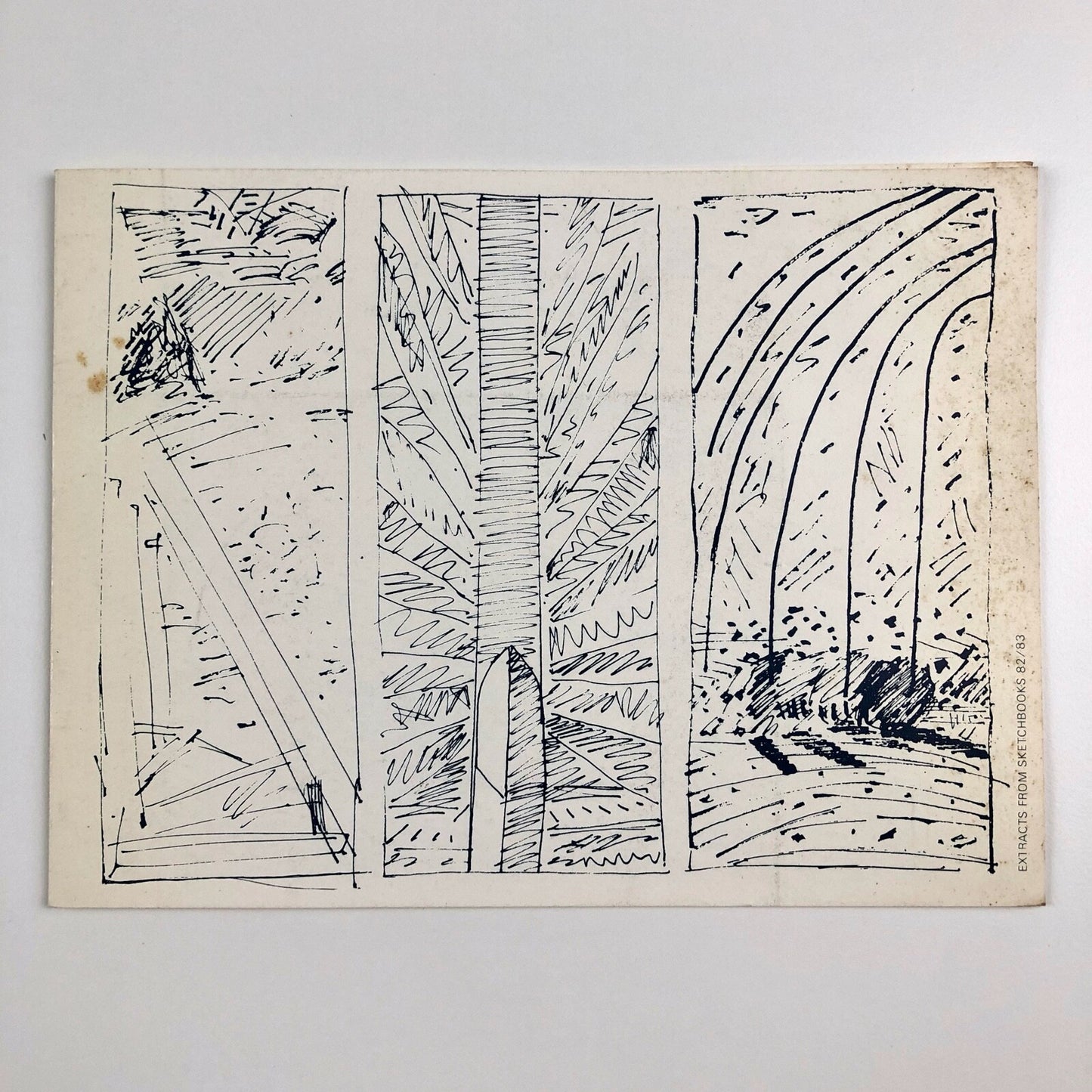 John Loker. Works on paper 1970 to 1983 | Angela Flowers, London | Folded card