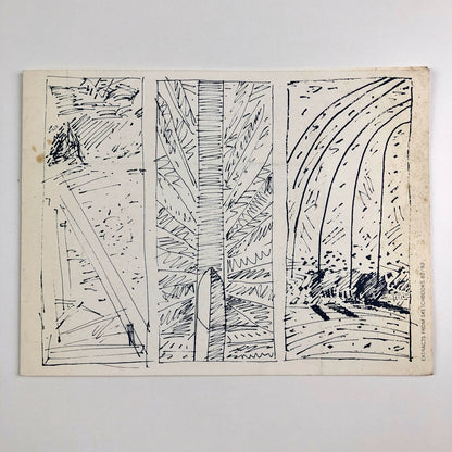 John Loker. Works on paper 1970 to 1983 | Angela Flowers, London | Folded card