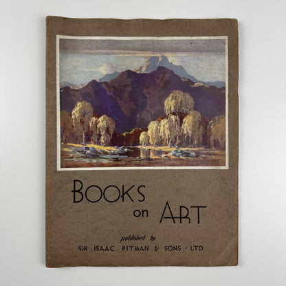 Books on Art. Sir Isaac Pitman & Sons Ltd | Undated