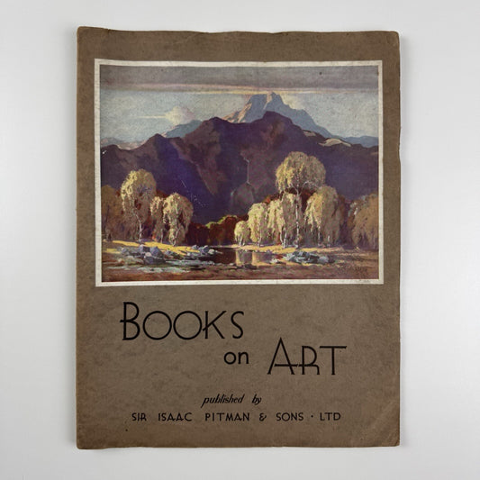 Books on Art. Sir Isaac Pitman & Sons Ltd | Undated