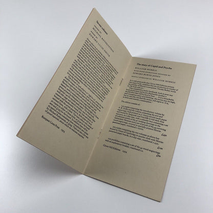 Rampant Lions Press booklet – Books Designed and Printed by Will and Sebastian Carter | 1980