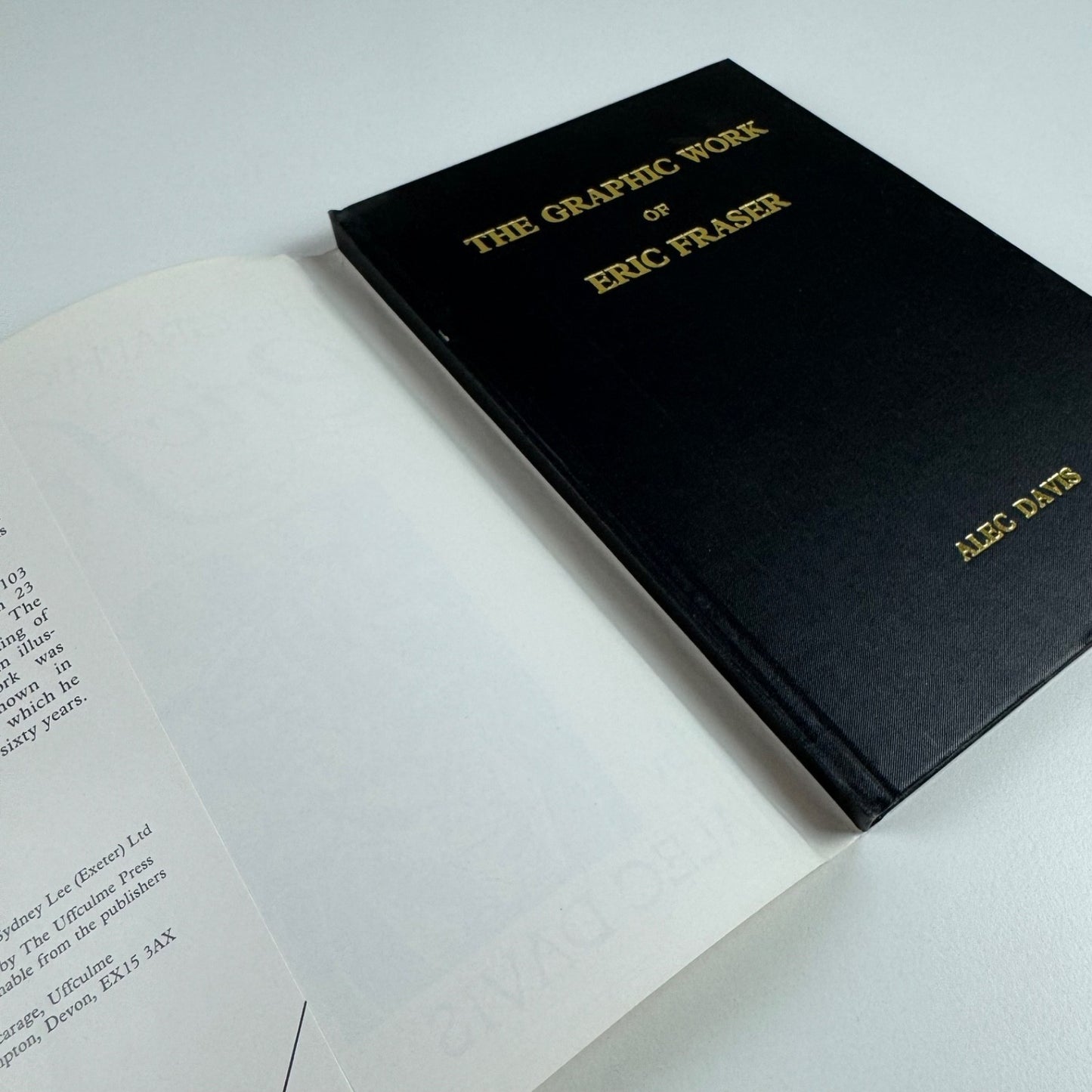 The Graphic Work of Eric Fraser by Alec Davis | Uffculme Press, 1985 second edition