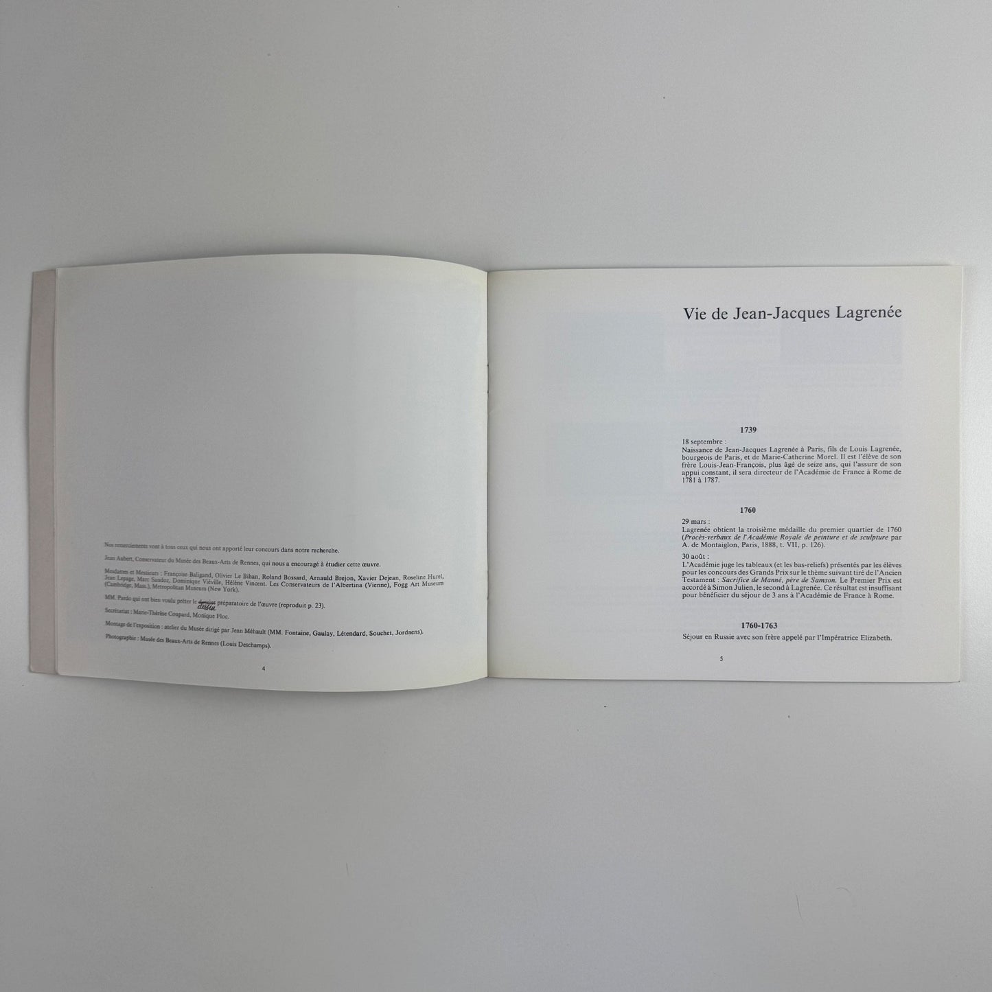 La fuite en Egypte de Lagrenée le Jeune | Musée des Beaux-Arts de Rennes, 1986