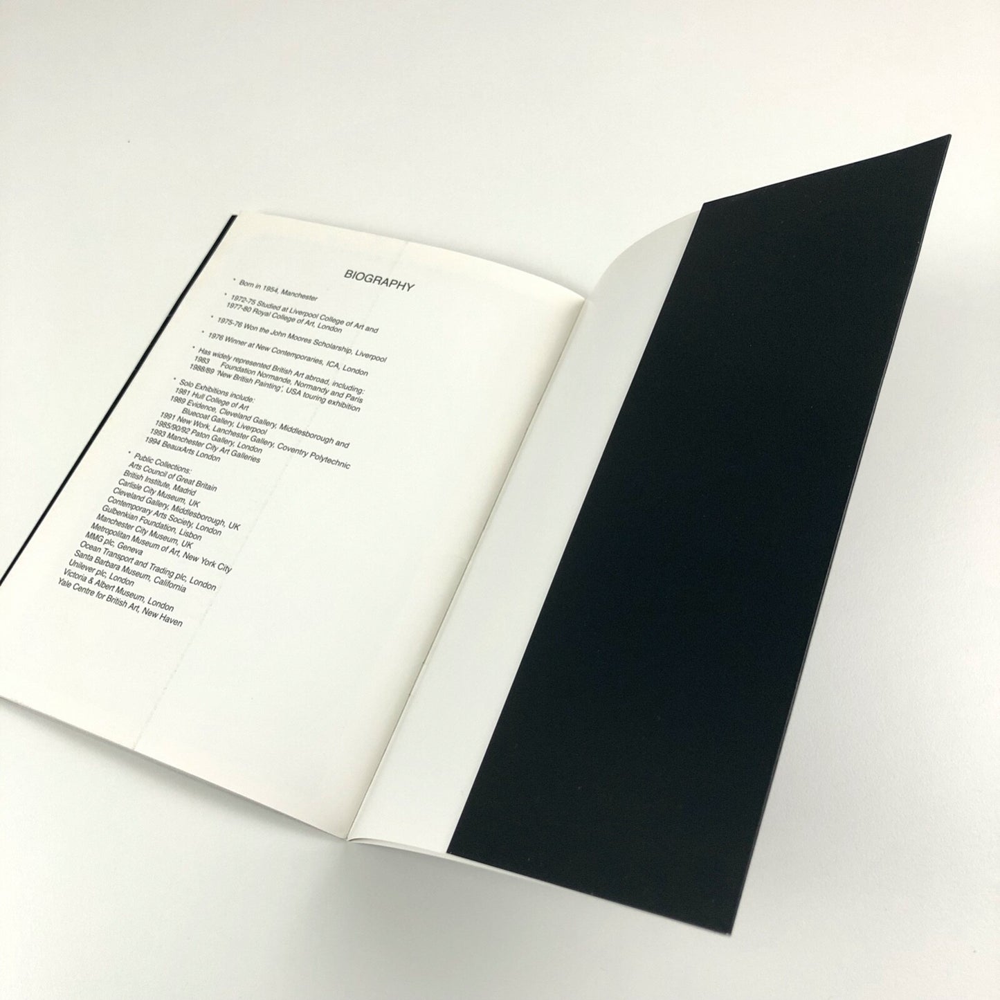 John Monks | Beaux Arts, London catalogue – undated presumed mid 1990s