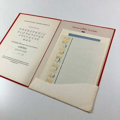 Symphonie type specimen booklet | Bauersche Giesserei | designer Imre Reiner, undated