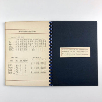 ABCD Caines Type Faces | Type specimen book | W. S. Caines, 1950