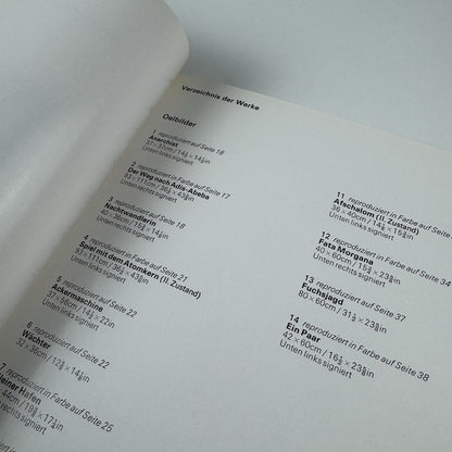 Erich Brauer | Marlborough Galerie Zurich exhibition catalogue, 1973