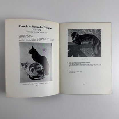 Cats by Steinlen and Nam. An exhibition of paintings, drawings & lithographs | The Ferrers Gallery, March 1971