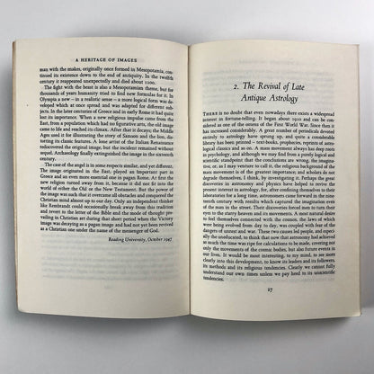 A Heritage of Images – A Selection of Lectures by Fritz Saxl | Peregrine, 1970