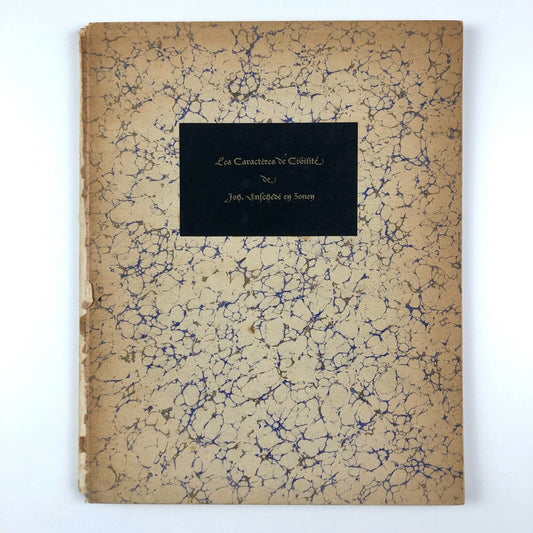 Les Caractères de Civilité Spécimens des Lettres Françoises | Published by Johannes Enschedé en Zonen, Haarlem, 1926