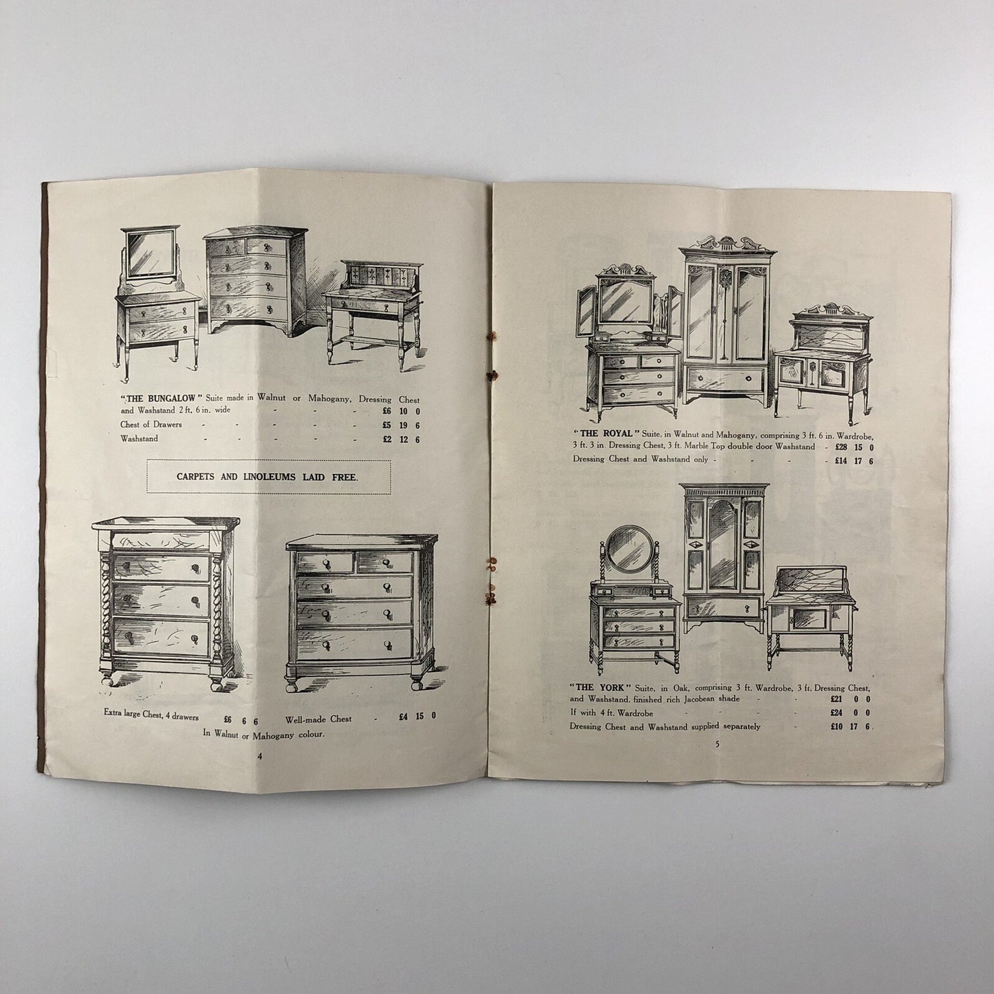 S. Bolton | Bolton’s furniture 408 Kingsland Road, London brochure, undated
