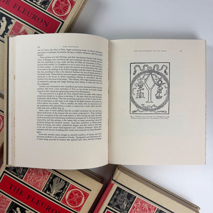 The Fleuron Journal of Typography by Stanley Morison 5 vols reprint 1970