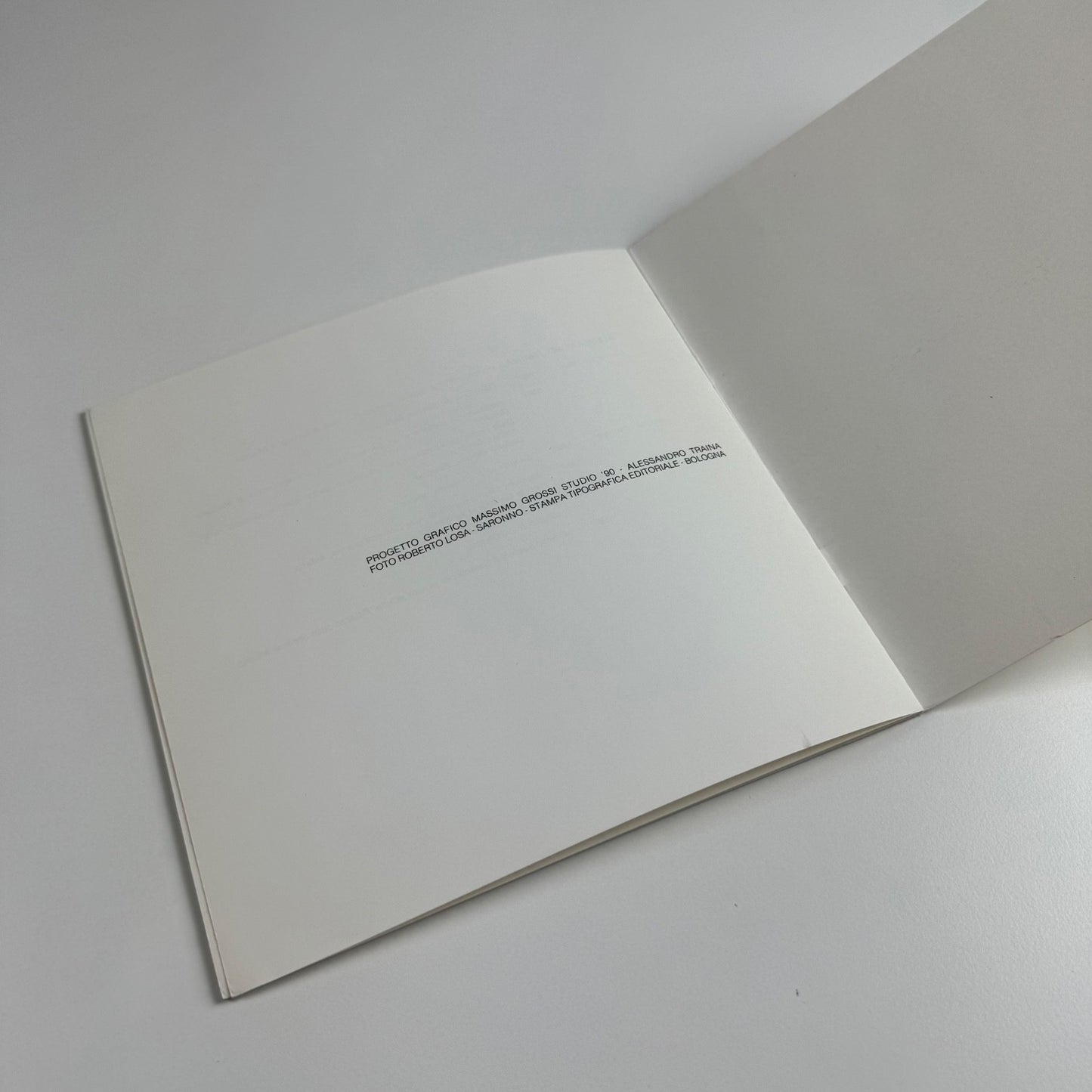 Alessandro Traina | Galleria Neon, Bologna, April 1989
