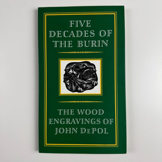 Five Decades of the Burin The Wood Engravings of John DePol | David R. Godine, 2004 | bookplate for Simon Brett