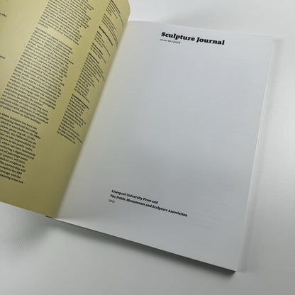 Sculpture Journal | Vol 26.2 2017 | Liverpool University Press and The Public Monuments and Sculpture Association