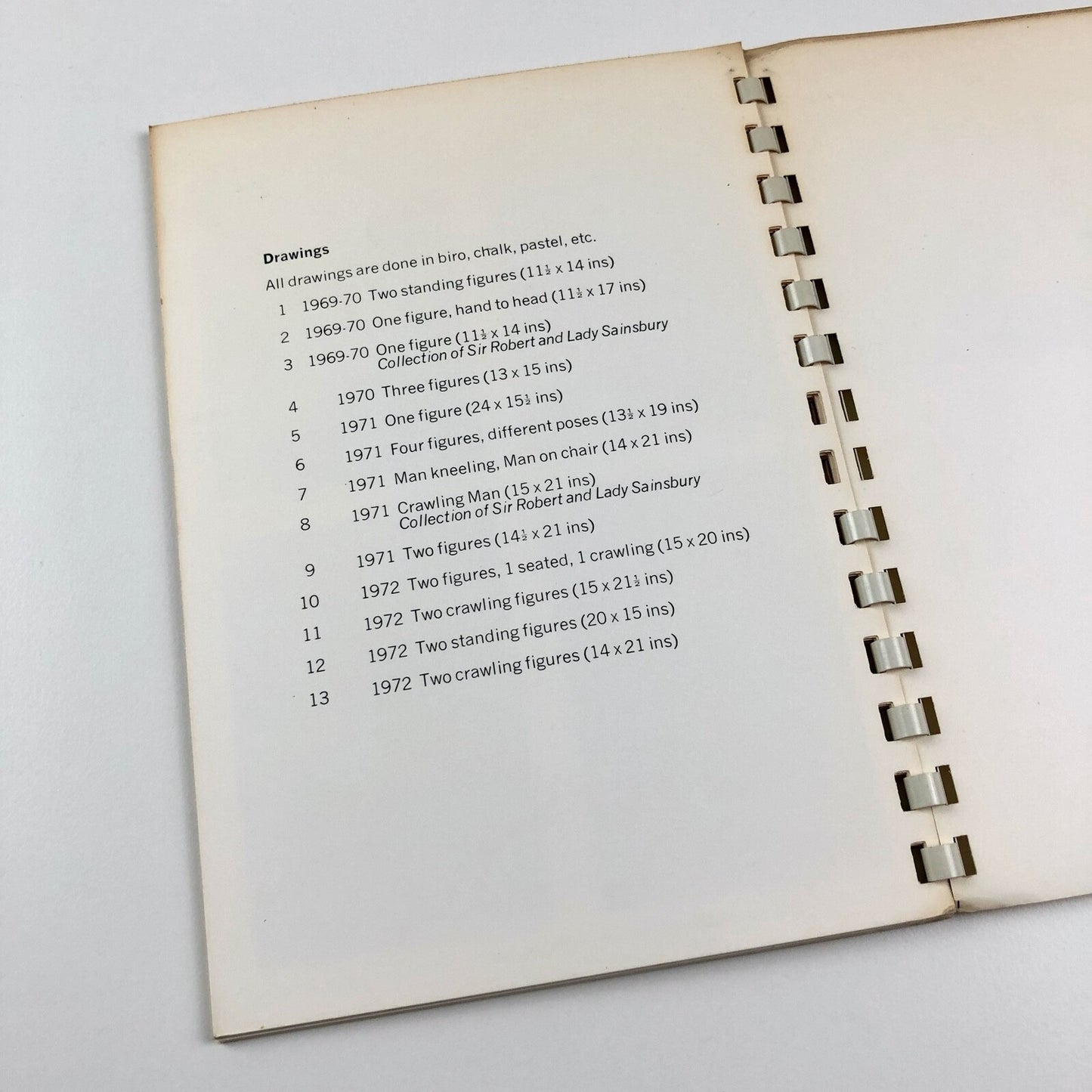 John Davies | Whitechapel Art Gallery exhibition catalogue, 1972