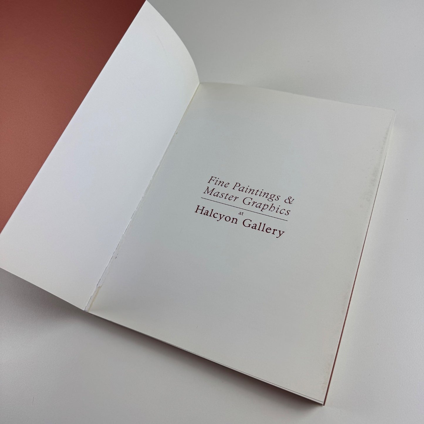 Fine Paintings & Master Graphics at Halcyon Gallery, 2006