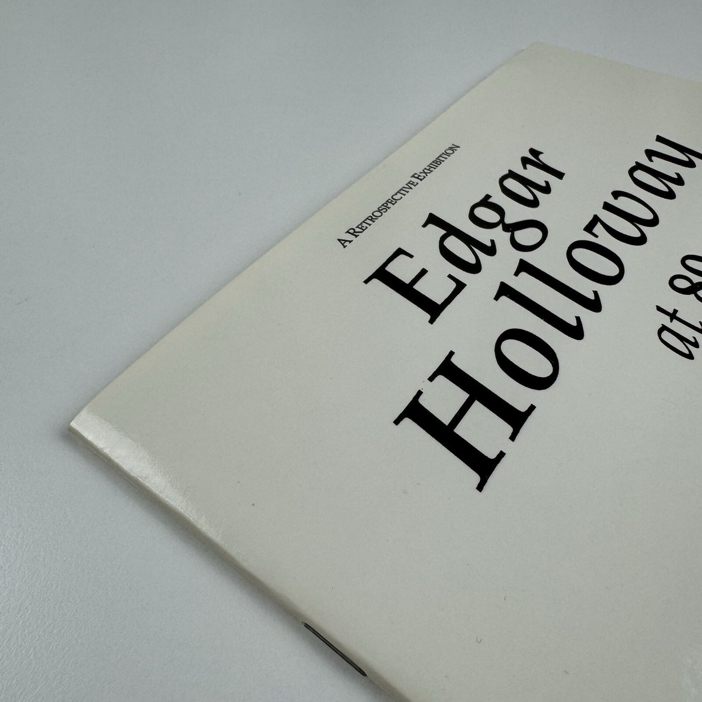 Edgar Holloway at 80 | Wolseley Fine Arts exhibition booklet, 1994