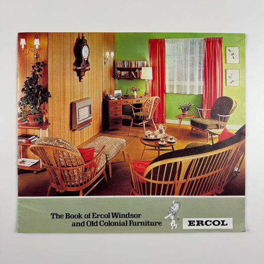 Brochure Ercol. The Book of Ercol Windsor and Old Colonial Furniture, 1970s