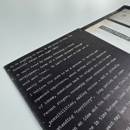 Fold out card/poster relating to Jill Mustchin | venue and date not recorded