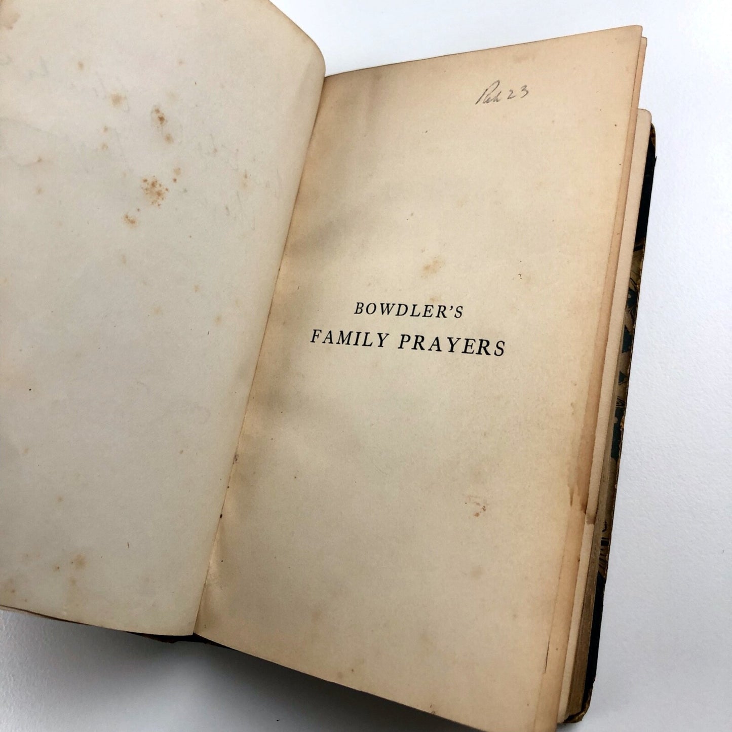 Prayers for a Christian Household Rev. T. Bowdler, 1854 | Christabel Rose Coleridge