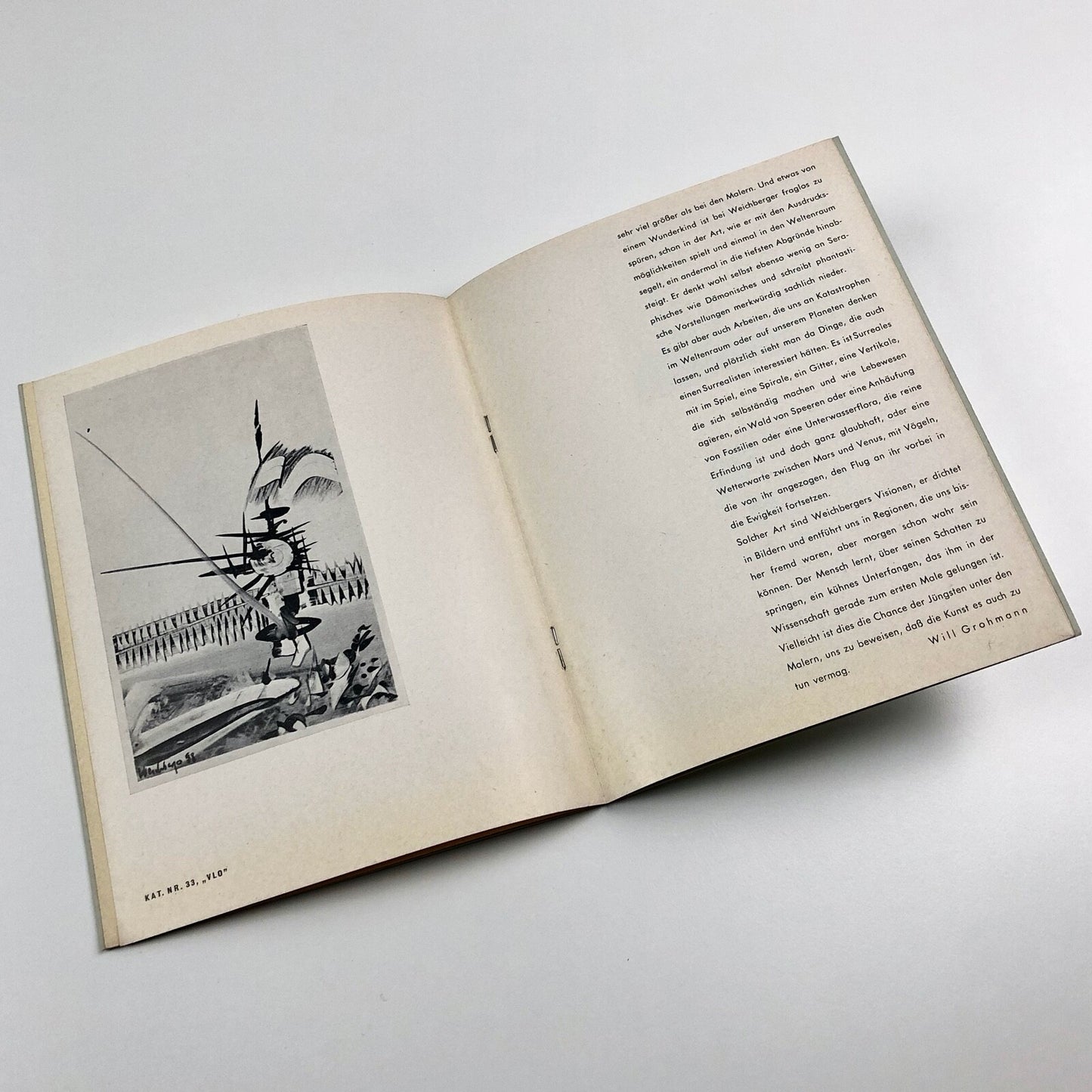 Philip [Philipp] Weichberger. Gemälde, Gouachen | Kunsthalle Bremen exhibition catalogue, 1959