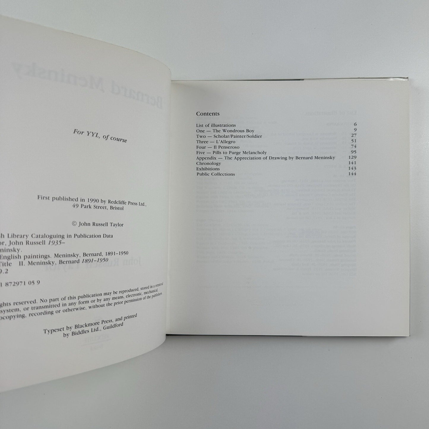 Bernard Meninsky by John Russell Taylor | Redcliffe Press, 1990