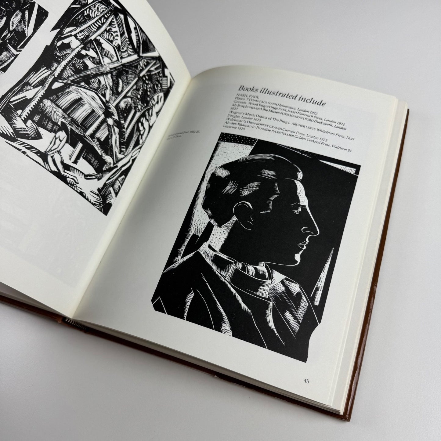 British Wood Engraving of the 20th century Albert Garrett | Scolar Press, 1980 bookplate for Simon Brett