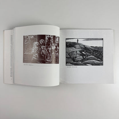 The White Line. Wood Engraving in Canada since 1945 by G. Brender à Brandis and Danuta Kamocki | The Porcupine's Quill 1990 | Includes the printed supplement Wood-Engraving - an Outline of the Method of Working