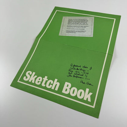Promotional leaflet for Sketch Book by Hugh Casson | The Lion and Unicorn Press, 1975