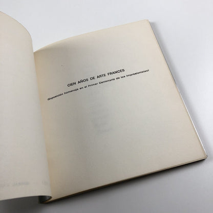 Cien años de Arte Frances Galeria Theo | Madrid Marlborough Fine Art exhibition catalogue, 1974