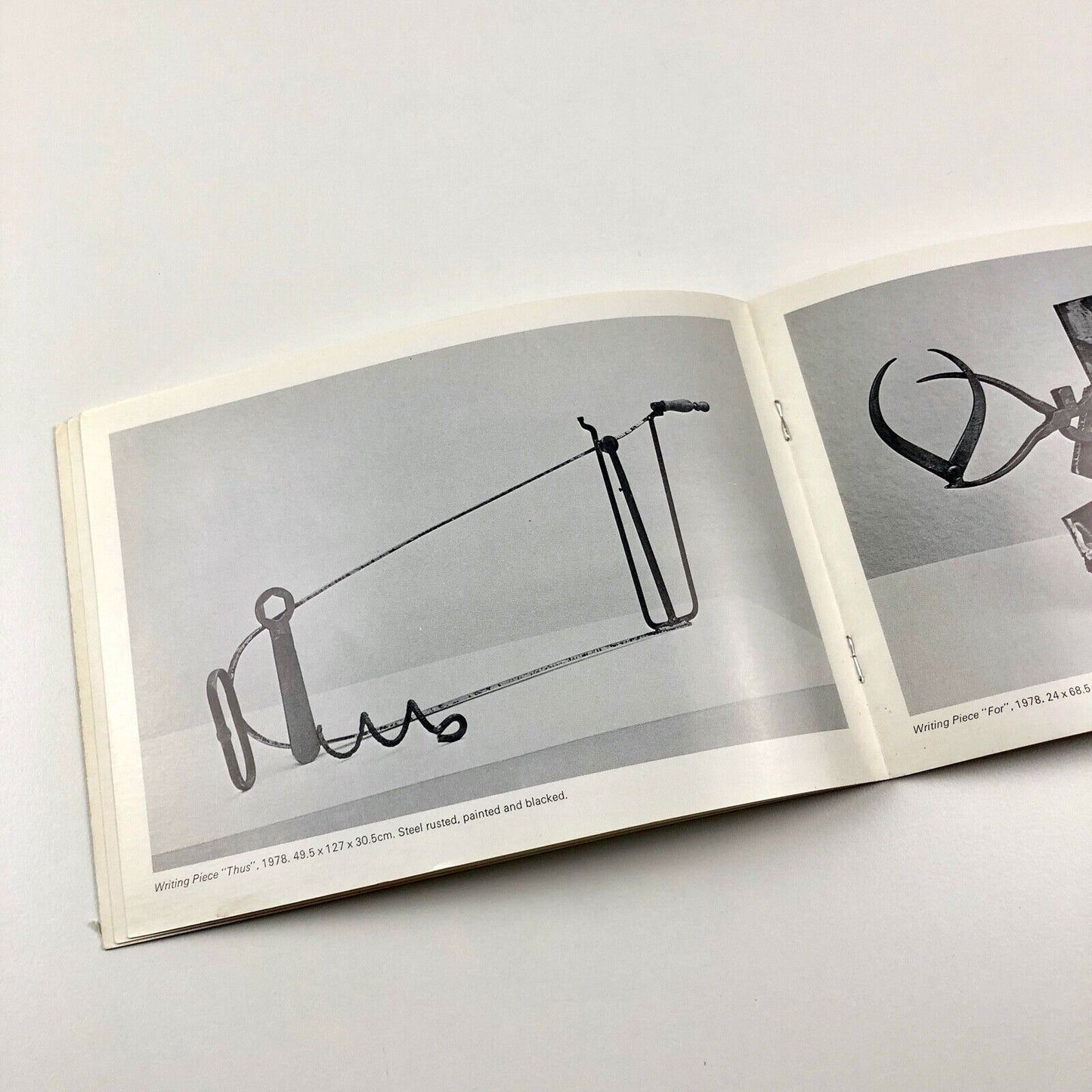 Writing Pieces by Anthony Caro | Knoedler Gallery exhibition catalogue, 1978 catalogue design by Gordon House