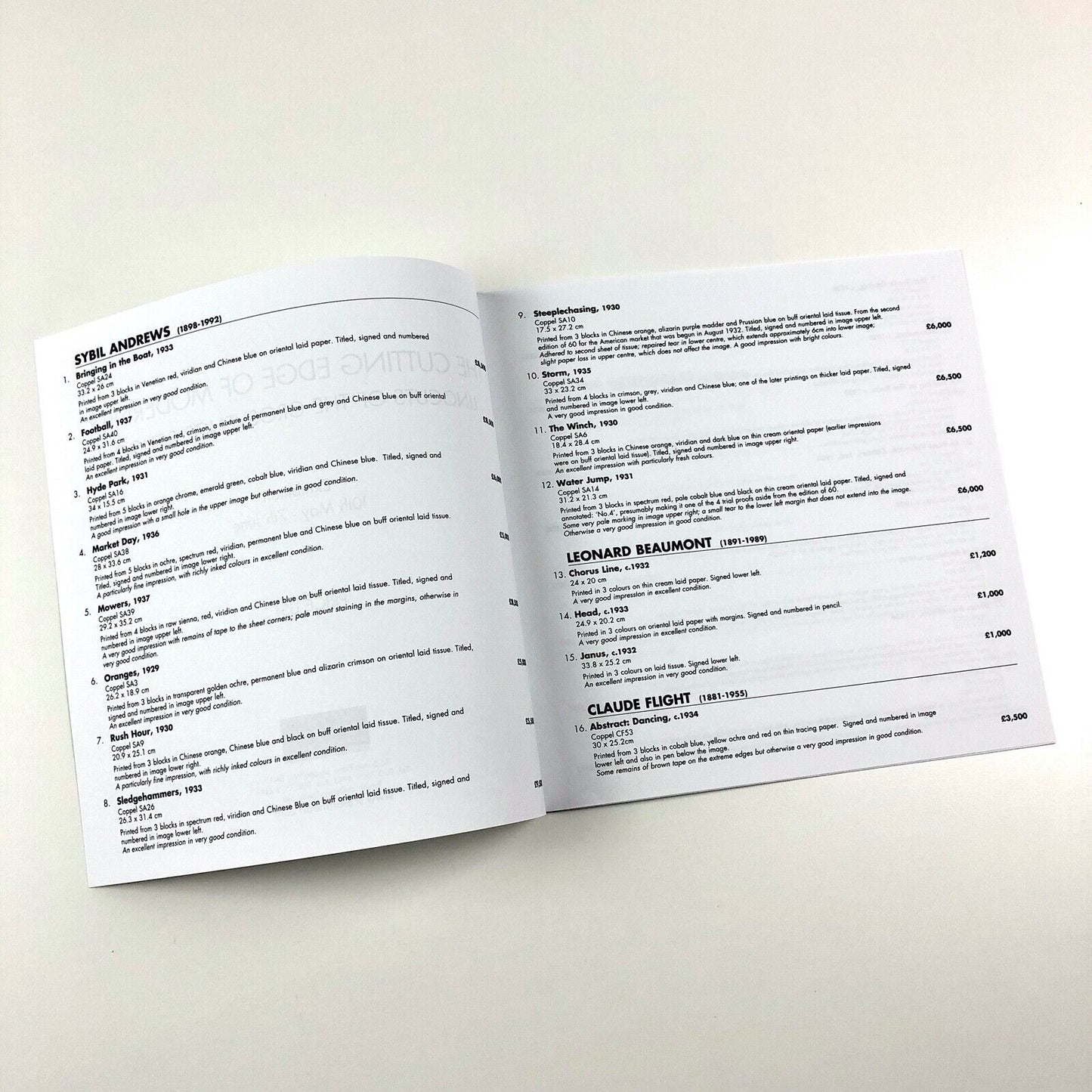 The Cutting Edge of Modernity. Linocuts of the Grosvenor School | Scolar Fine Art, 2002