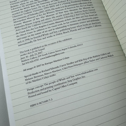 Enrique Martínez Celaya: Another Show for the Leopard Baldwin Gallery | 2007 exhibition catalogue