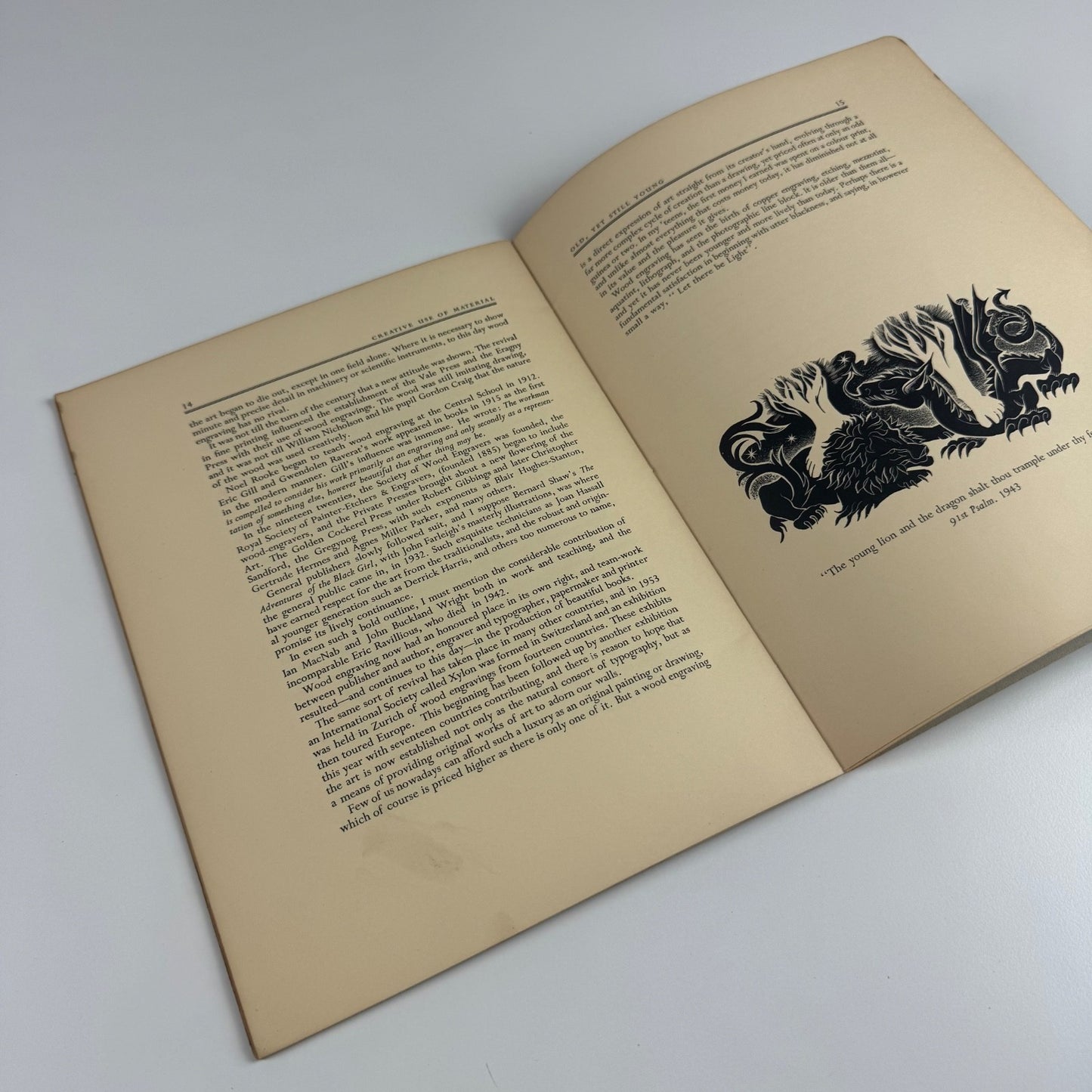 Wood Engraving by Dorothea Braby | A Lecture given to the Society of Typographic Designers and reprinted from the Journal of the Society The Typographer | School of Printing, College of Technology, Bristol