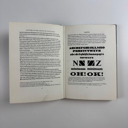 Factors in the Choice of Type Faces by Geoffrey Dowding | Wace & Co 1957