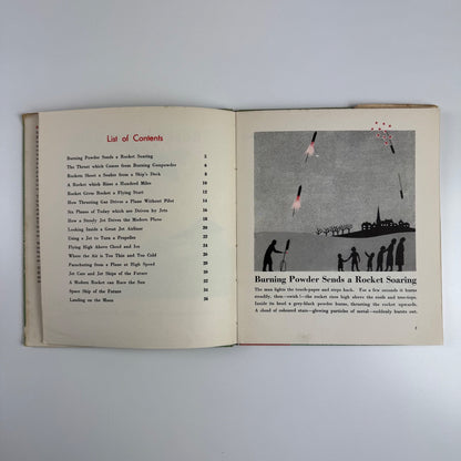 Rockets and Jets by Marie Neurath. Max Parrish, London, 1951 Isotype Institute