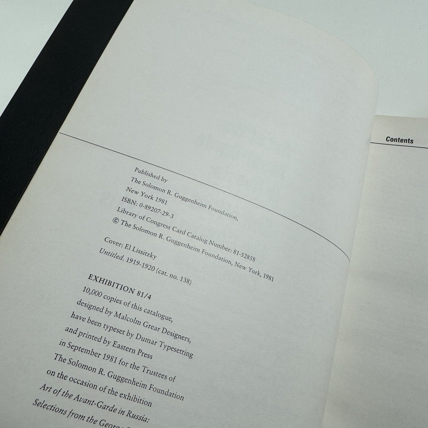Art of the Avant-Garde in Russia: Selections from the George Costakis Collection | The Solomon R. Guggenheim Museum, 1981