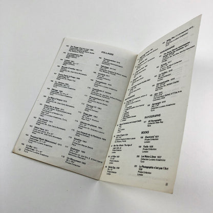 Man Ray Inventor/Painter/Poet | Institute of Contemporary Arts catalogue booklet, 1975