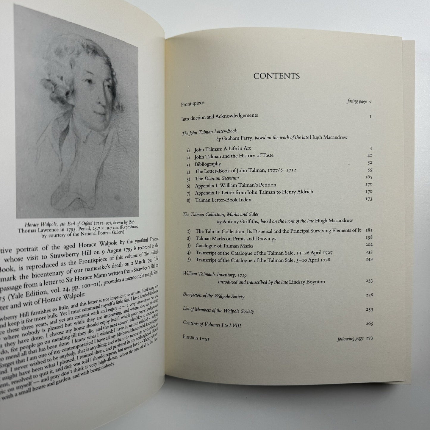 The Fifty-ninth volume of The Walpole Society 1997 LIX
