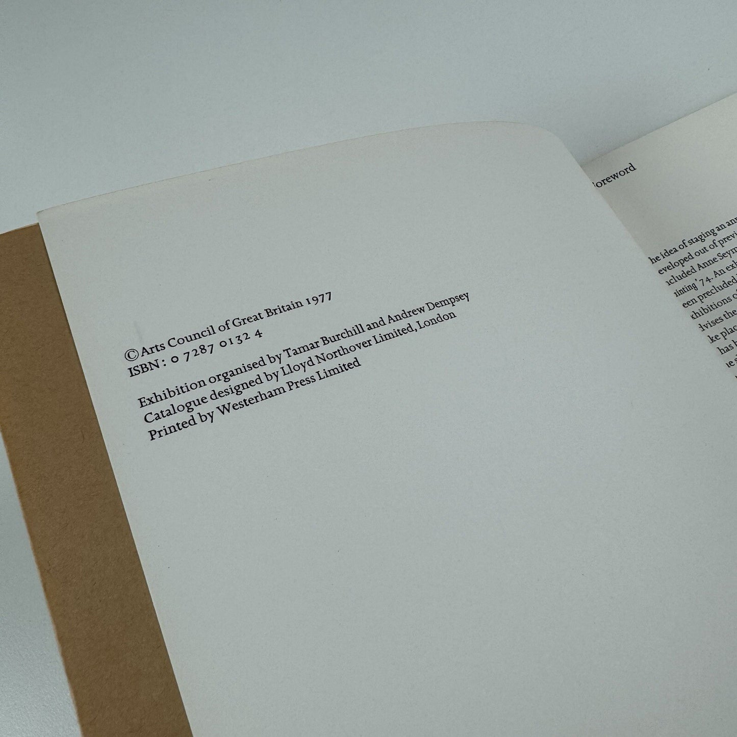 1977 Hayward Gallery Annual | Current British art selected by Michael Compton, Howard Hodgkin and William Turnbull.