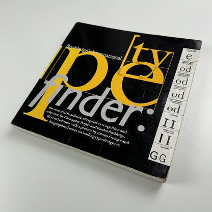 Rookledge’s International Typefinder | Christopher Perfect, revised by Phil Baines, 1990