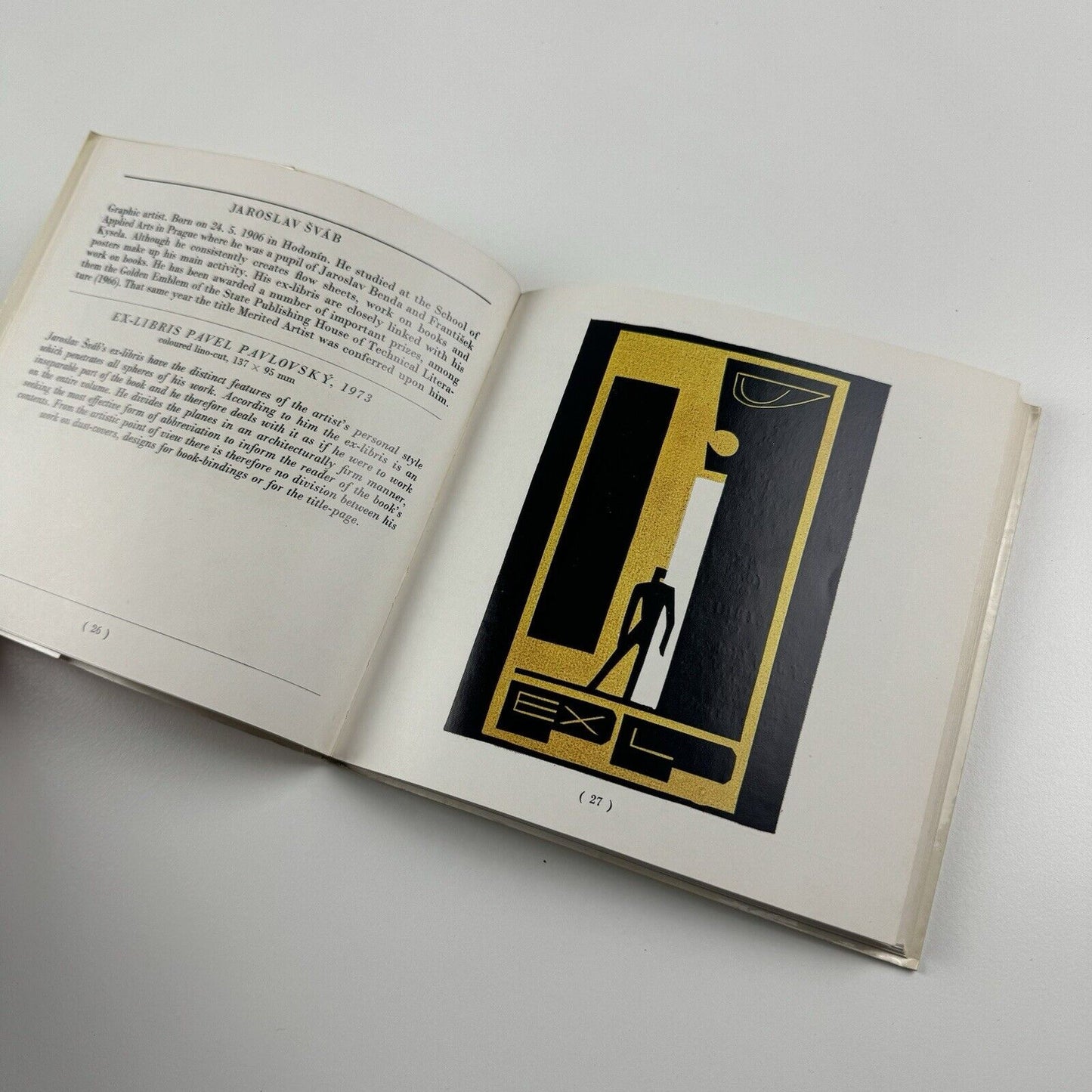 Contemporary ex-libris by Frantisek Dvorak | Contemporary Czech art | Odeon, 1979