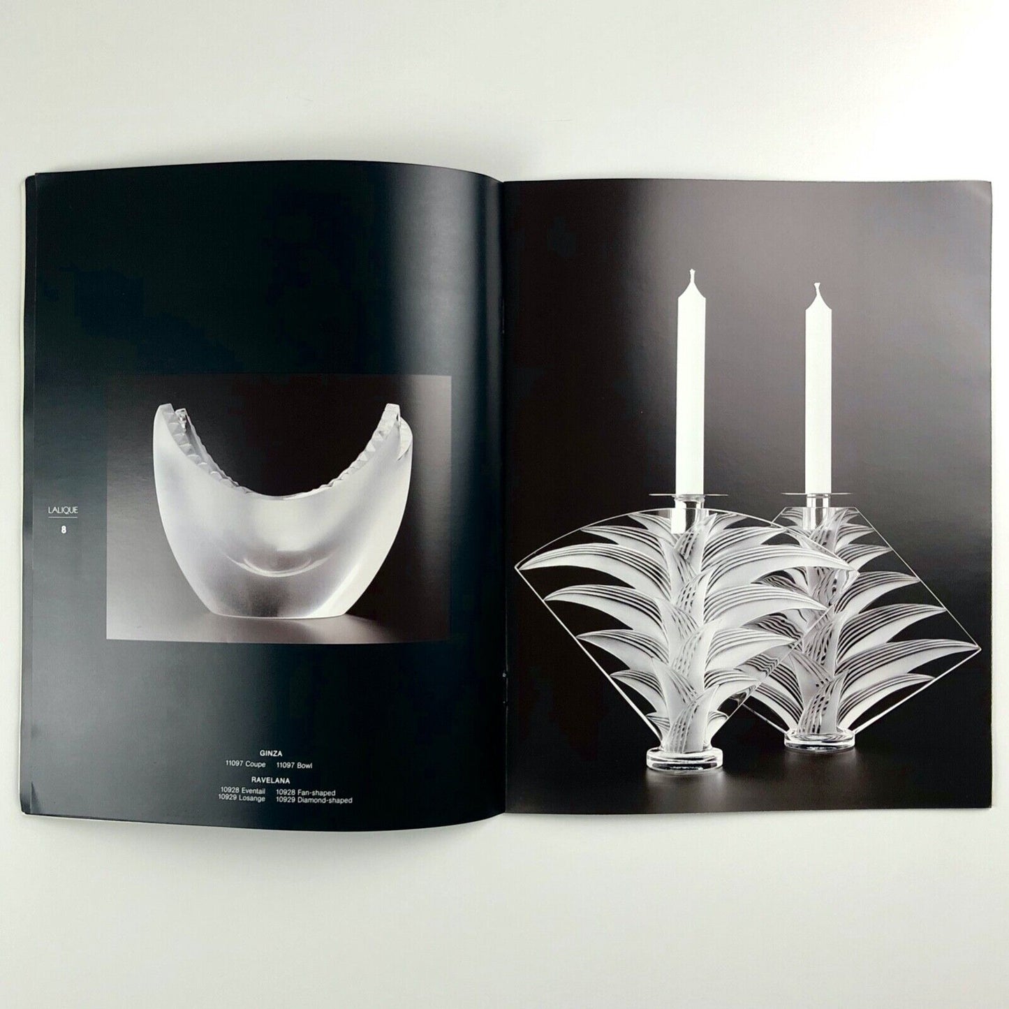 Lalique Collection, 1993 brochure – plus folder of information on Lalique